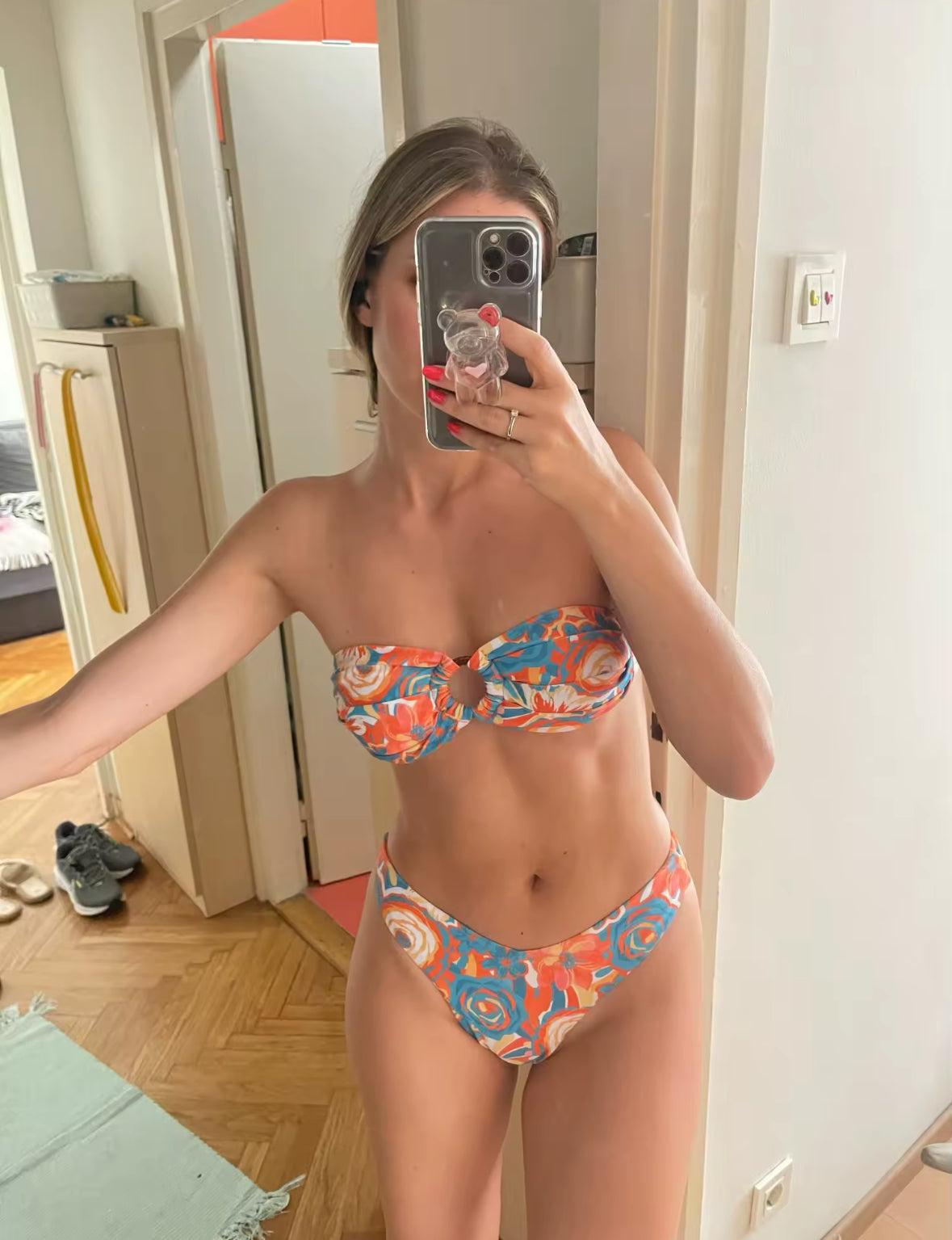 Strapless Bandeau Bikini Set