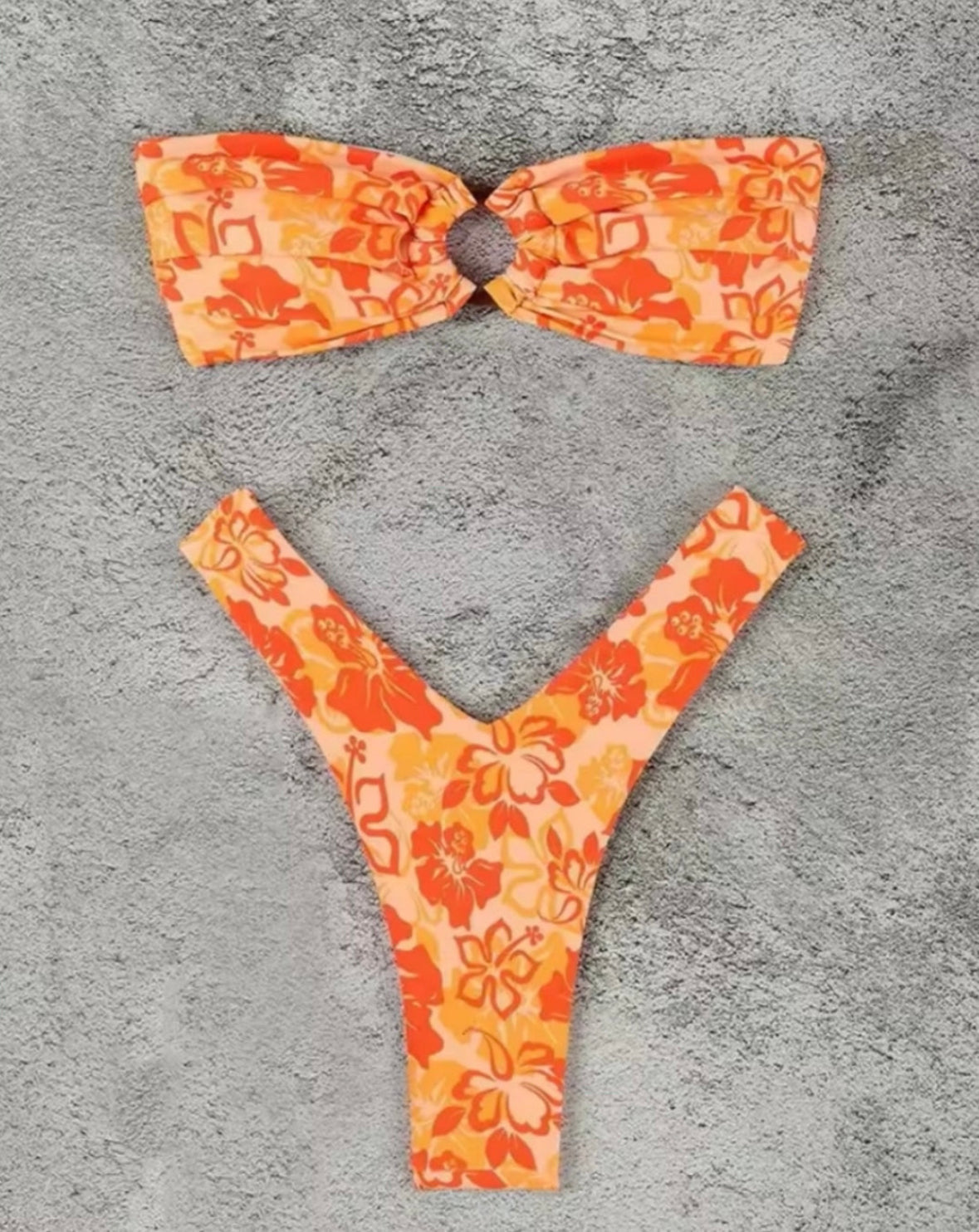 Strapless Bandeau Bikini Set