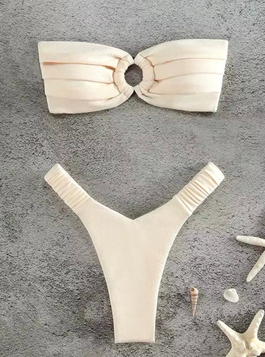 Strapless Ring Bandeau Bikini