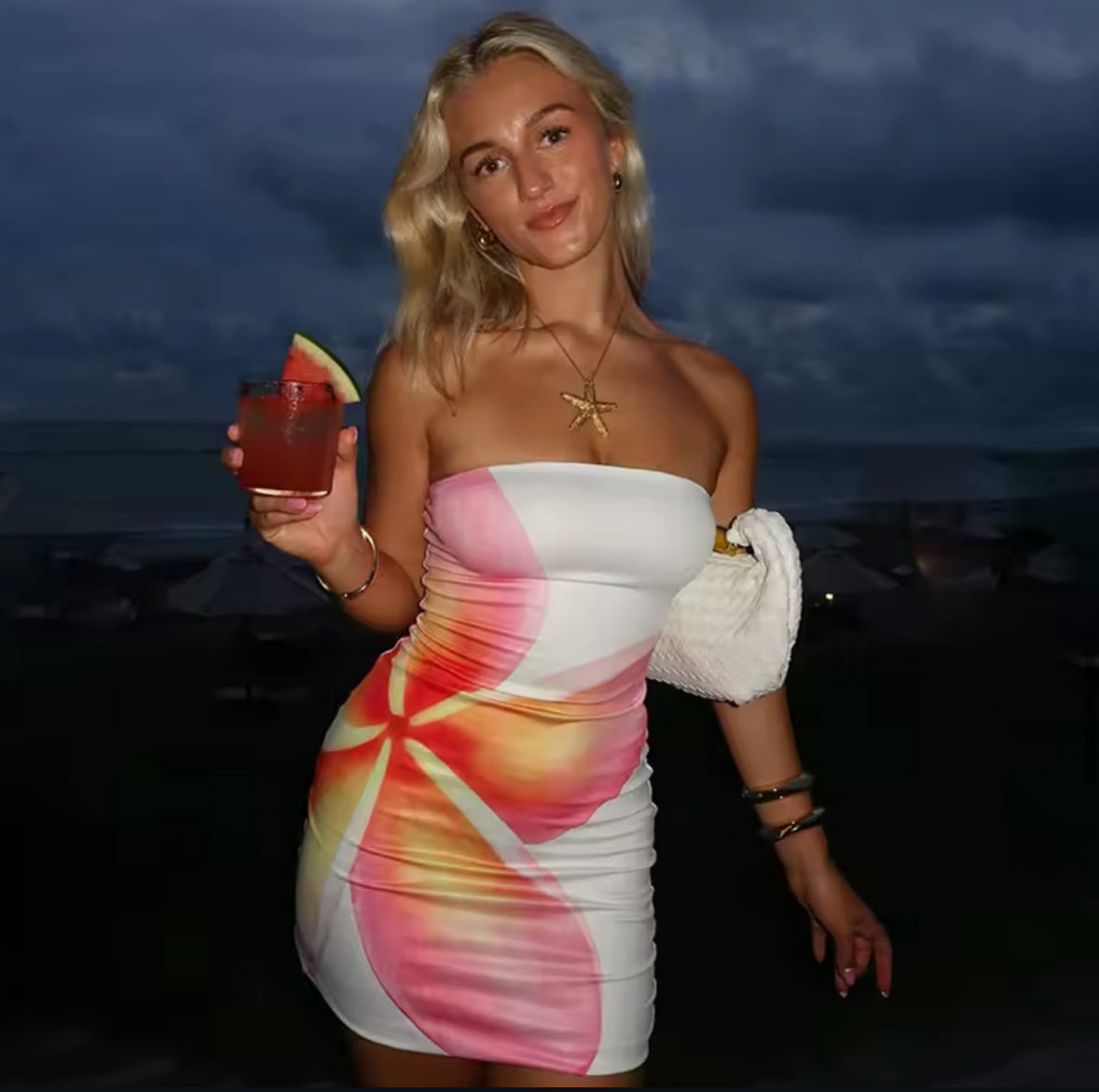 Stylish Short Strapless Mini Dress