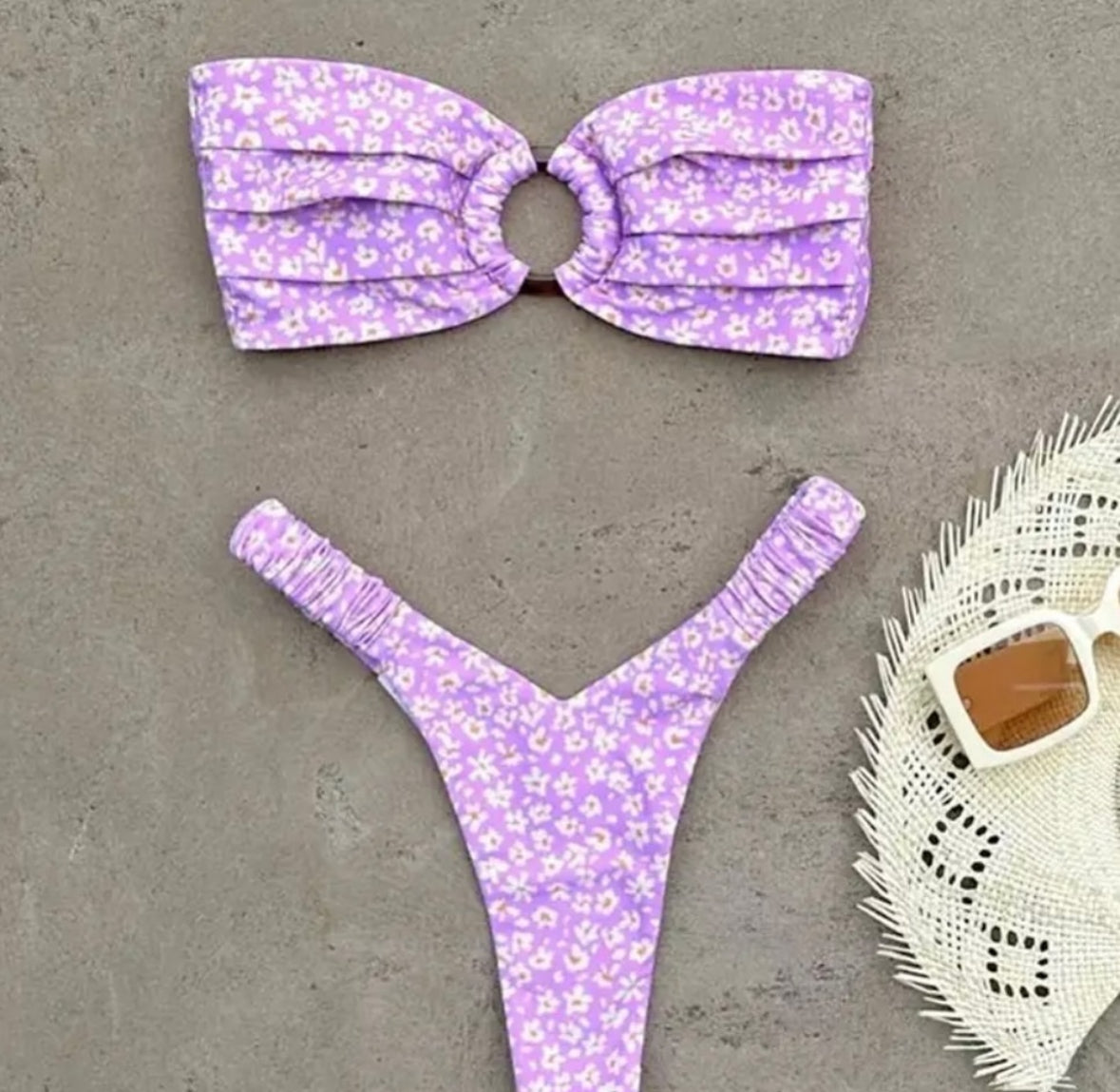 Strapless Bandeau Bikini Set